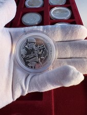 Silbermünze Star Wars-