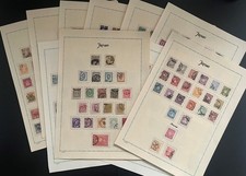 Hübsche Japan Sammlung  Kaiserreich bis Moderne auf 10 KaBe Blättern in **/*/o