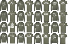 Angeln Hoody und T-Shirt grün