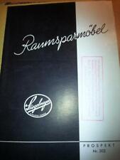 Heft Prospekt Raumsparmöbel