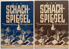 2 x SCHACH SPIEGEL 1.Jahrgang