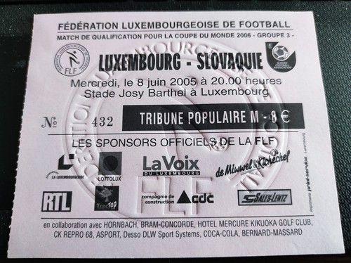 Ticket luxemburg slowakei - ticket,