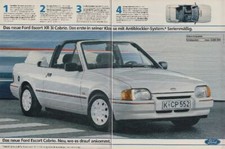 Ford Escort '86 XR3i Cabrio -
