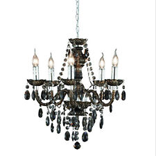 Kronleuchter 5 flammig schwarz Lüster Leuchter LED möglich 5 x E14