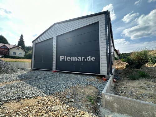Blechgarage 6x8x3 halle - blechgarage,