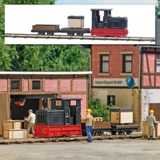 Busch 12016 Feldbahn Start-Set Gütertransport 1:87 Spur H0f Neu