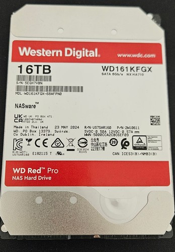 Western digital red 16tb - red,