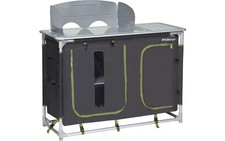 Berger Campingküche mit Spüle grau, grün Campingzubehör Wohnmobil Outdoor B-Ware