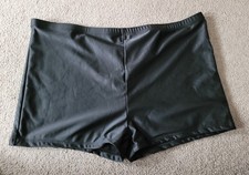 Damen Badeshort Hotpants Bikini-Unterteil Schwarz Größe 6 XL Neu Ohne Etikett