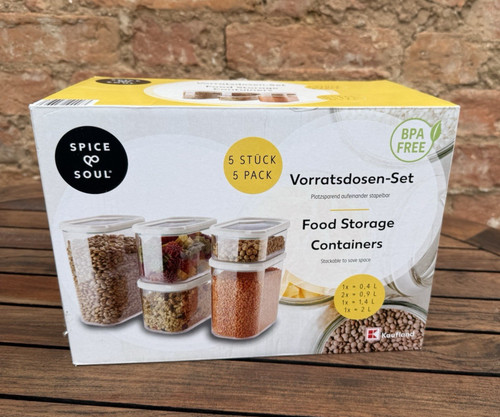 Vorratsdosen set teilig - set, 5