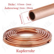 Kupferrohr Kupfer Rohr Weich
