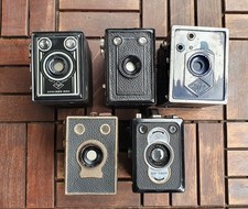+++  5 defekte 6x9cm Box Kameras  +++