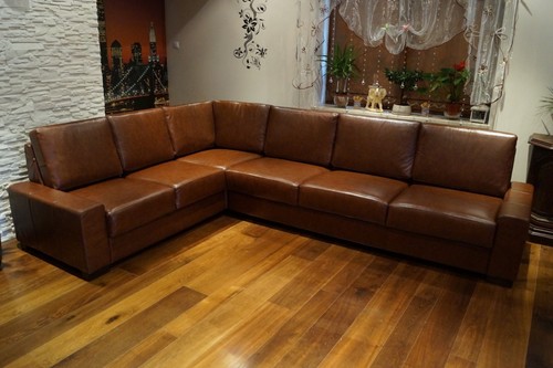 Glanz echtleder ecksofa echt - glanz,
