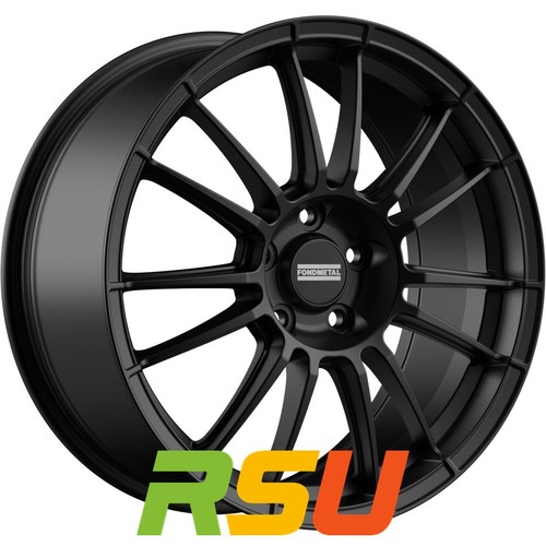 Fondmetal 9rr matt black 8x18 - black, 8x18"