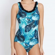 Badeanzug schwarz 48 Damen