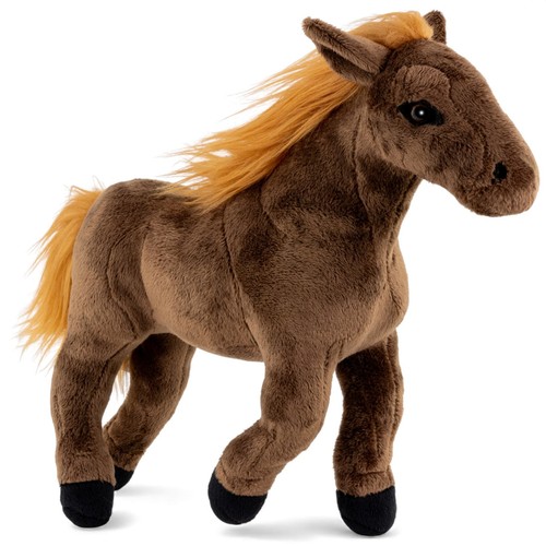 Pferd stehend braun 30 cm - stehend,