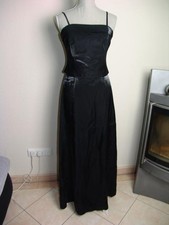 ¯_¯_¯ Chou Chou - festliches Kleid Abendkleid - Gr. 38 - schwarz glänzend ¯_¯ =