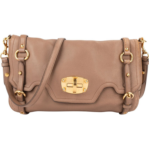 Miu leather - miu, flap