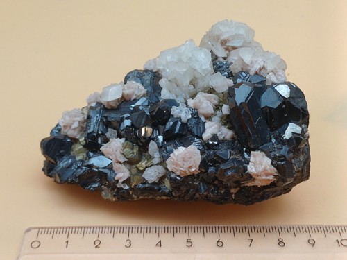 Sphalerit mit baryt - pyrit, und