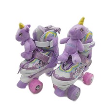 Kinder Einhorn Puppe Rollschuhe Kinderschuhe Mädchen Freizeitvergnügen verstellb