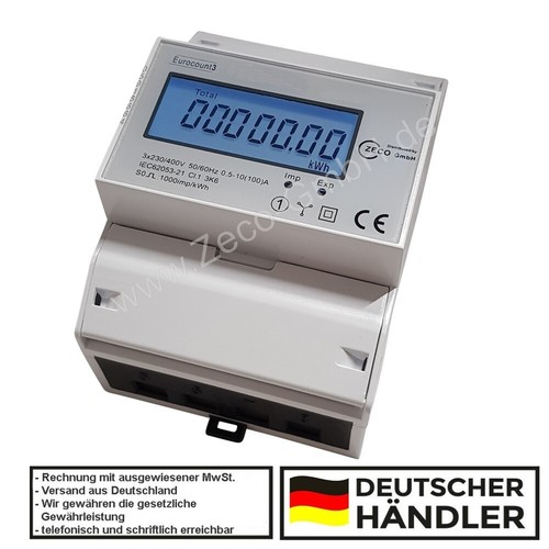 Lcd phasen drehstromzähler - lcd, 3