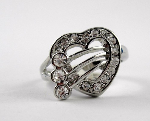 Glitzernder ring silber farben - ring,