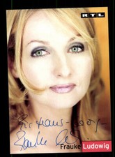 Frauke Ludowig RTL Autogrammkarte Original Signiert ## BC 174603