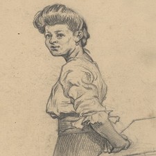 Unbekannt Frauenbildnis