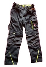 engelbert strauss hose Gr.146/152 Bundhose Arbeitshose Jungs Schwarz Gelb
