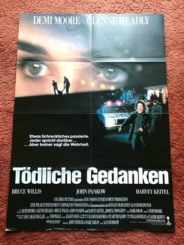 Tödliche gedanken kinoplakat - gedanken,