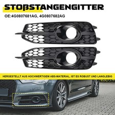 Stoßstangengitter SET schwarz glanz komplett für Audi A6 C7 S-Line ab 2014-2018
