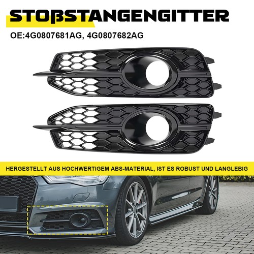 Stoßstangengitter set schwarz - set,