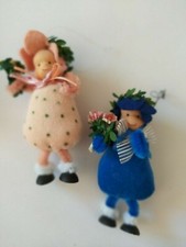 Ostern Deko Osterstrauch Jahreszeitentisch Puppe Waldorfart Blumenkinder H:11cm