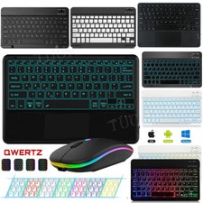 QWERTZ Bluetooth-Tastatur Maus