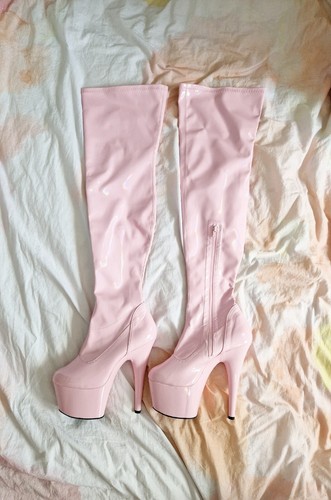 Stiefel metallic overknees - stiefel,