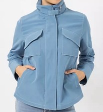 STEFFEN SCHRAUT Jacke integrierte Kapuze Kontrastdetails. 36 Jeansblau