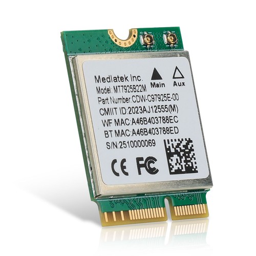 Mediatek wifi card be6500 - mediatek,