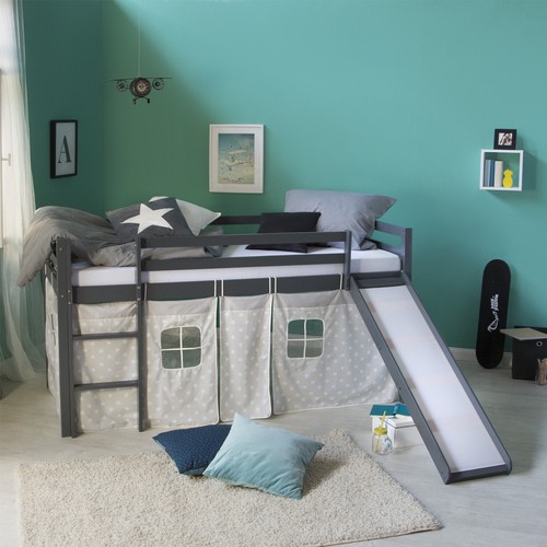 Hochbett 90x200 kinderbett mit - hochbett,