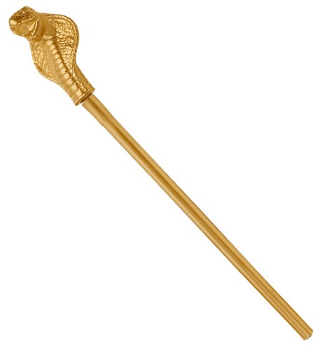 Goldenes zepter für pharao - goldenes,
