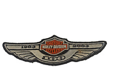 Aufnäher - Patches - HARLEY DAVIDSON - 100 Jahre Motorcycles 1903/2003 - BENUTZT