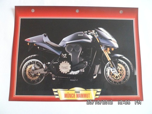 Motorrad steckkarte munch - steckkarte,