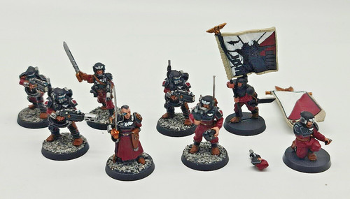 Kasrkin troopers captain - troopers,