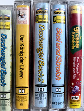 MC Disney Auswahl verschiedene Hörspiel Kassetten - Dschungel Buch, Krabbeln