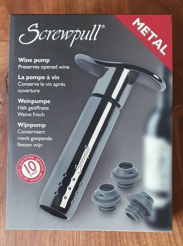 Weinpumpe screwpull metall - weinpumpe,