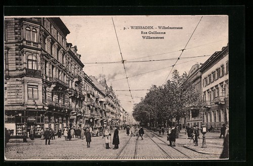 Ansichtskarte wiesbaden - ansichtskarte,