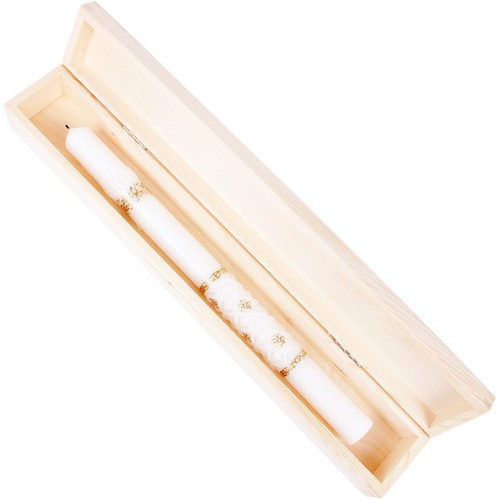 Holz kerzenbox 47x7x5 - kerzenbox, 47x7x5,5cm