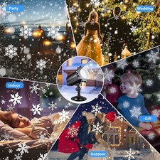 LED-Schneeflocken-Laserprojekt