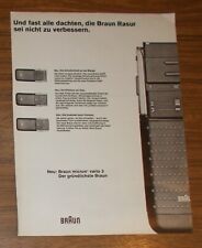 Seltene Werbung BRAUN MICRON