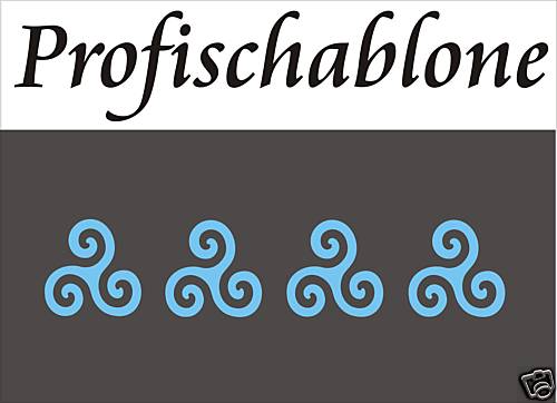 Triskel wandschablone - triskel,
