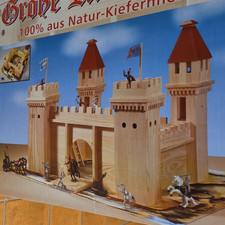 Große ritterburg aus - ritterburg,